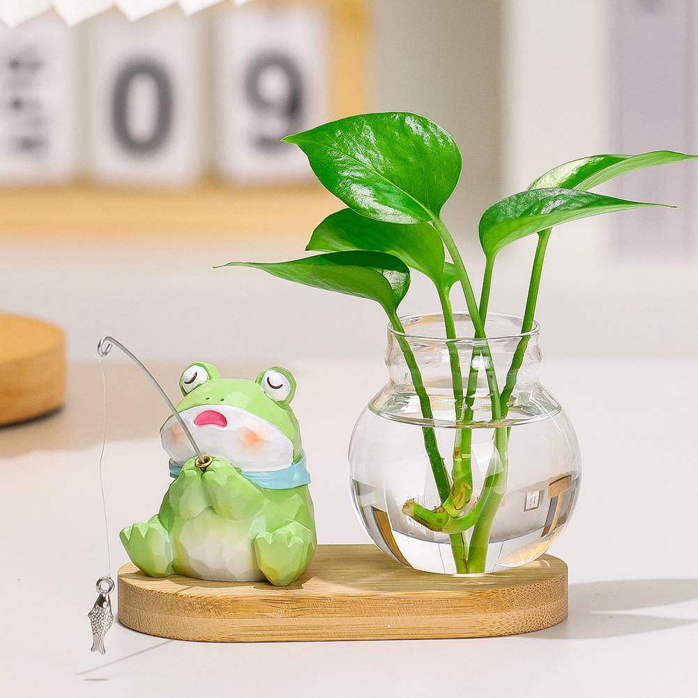Propagation Station Vase - Sevimli Reçine Figürinleri Mini Bitki Üretim