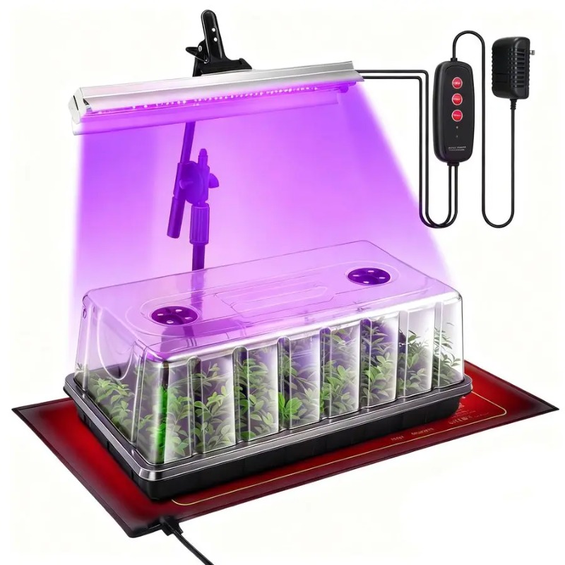 Humidity Dome Kit - Tohum Başlangıç ​​Tepsisi, Büyütme Lambaları ve