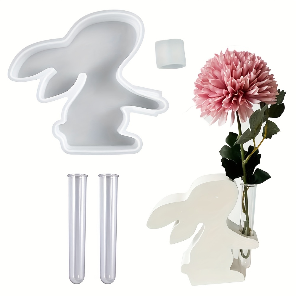 Propagation Station Vase - 4 adet/takım paskalya tavşanı silikon vazo