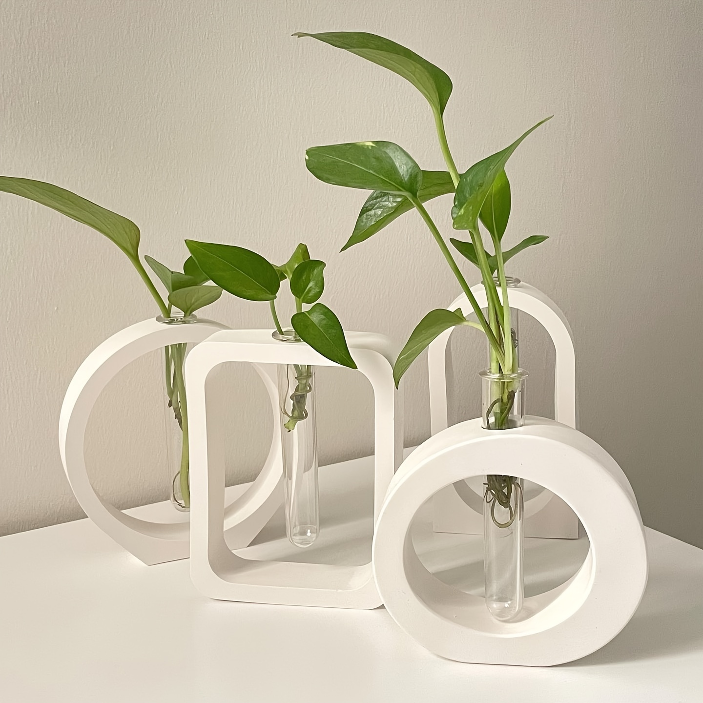 Propagation Station Vase - 4 adet çiçek vazo silikon kalıp