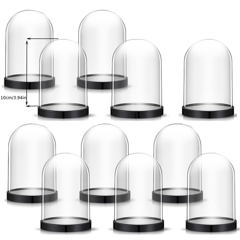 Plastic Dome Clear - Şeffaf Plastik Noel Süs Topları Kavanozu