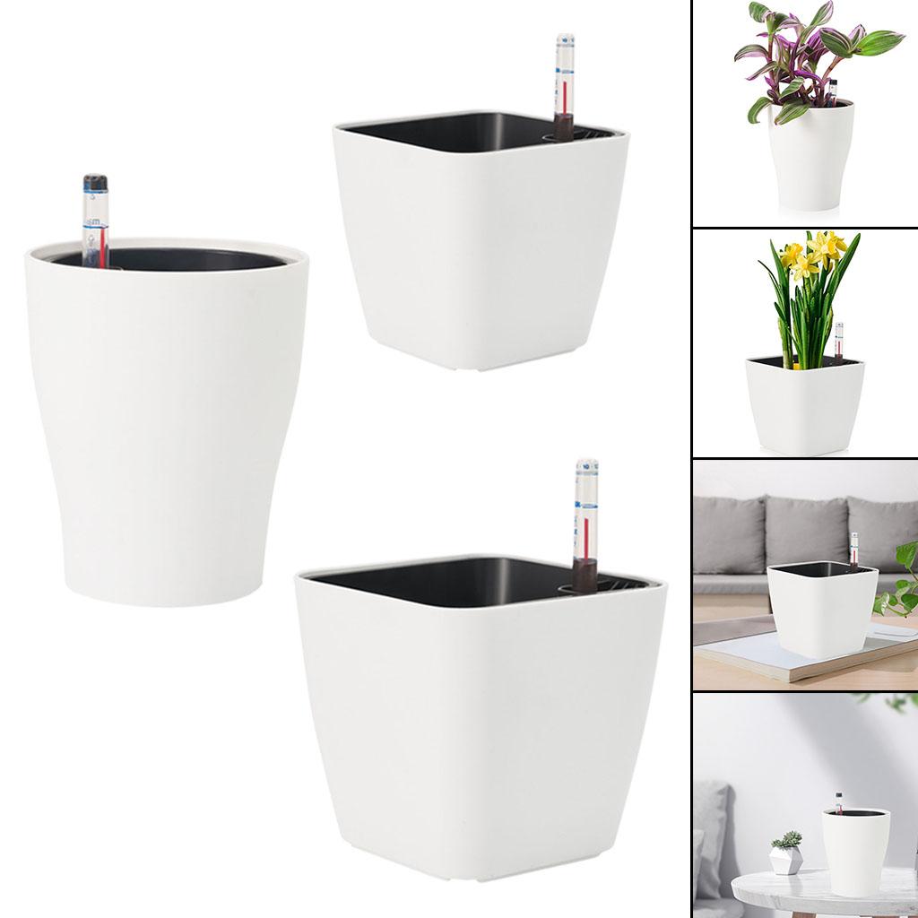 Self Watering Insert - Kendi Kendine Sulayan Saksılar Beyaz Plastik