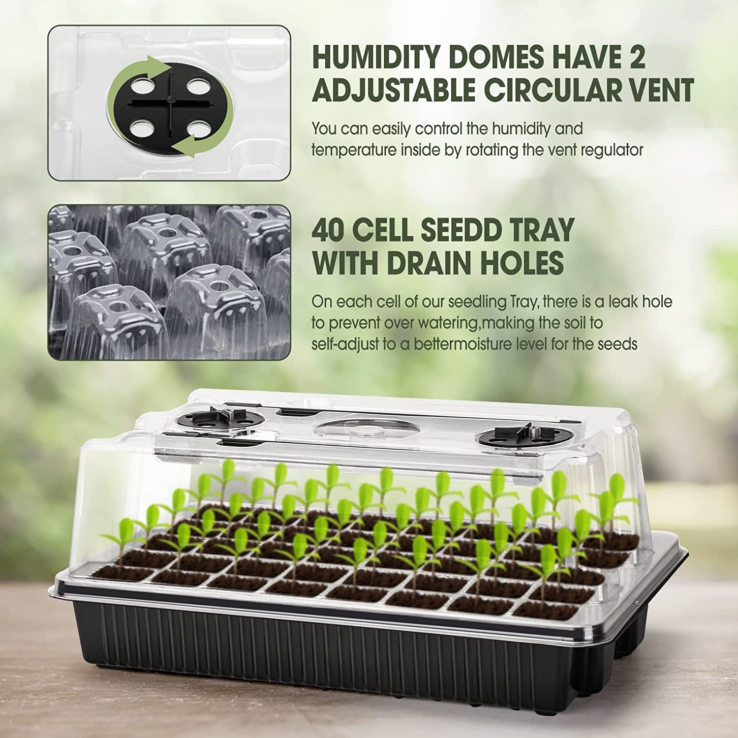 【En İyi】1 Set, 2 Uzun Şeritli  - Humidity Dome Kit incelemesi ve fiyatı