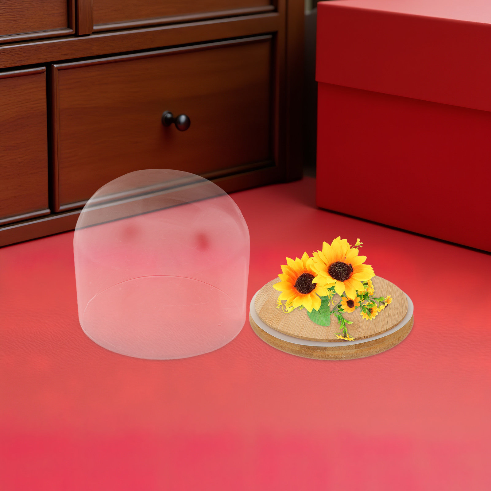 Sızdırmaz Bambu Tabanlı Şeffaf - Plastic Dome Clear incelemesi ve fiyatı