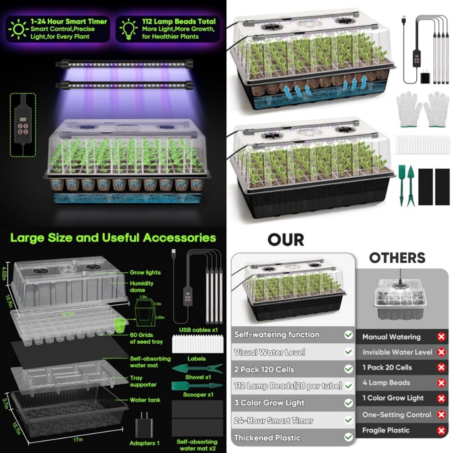 120 Hücreli Kendiliğinden Sula - Humidity Dome Kit incelemesi ve fiyatı