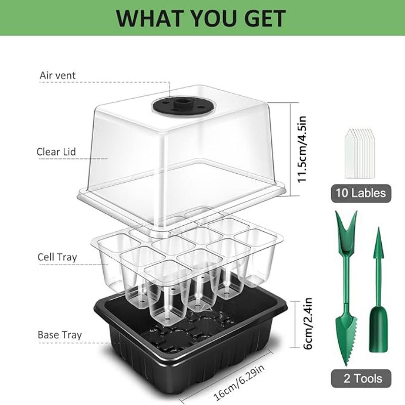 Büyüme ışıklı tohum başlangıç  - Humidity Dome Kit incelemesi ve fiyatı