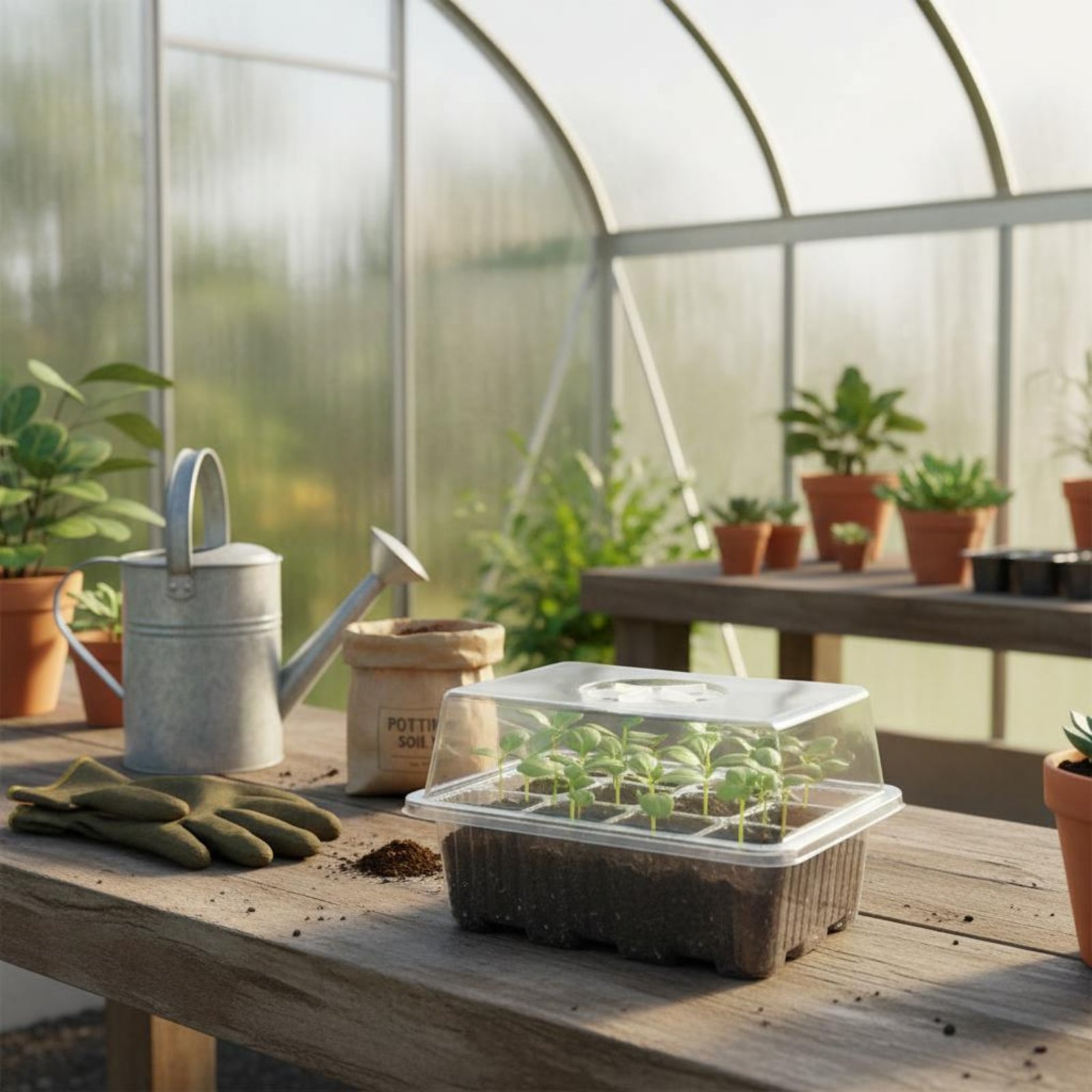 12 Bölmeli Çimlendirme Tepsisi - Humidity Dome Kit incelemesi ve fiyatı