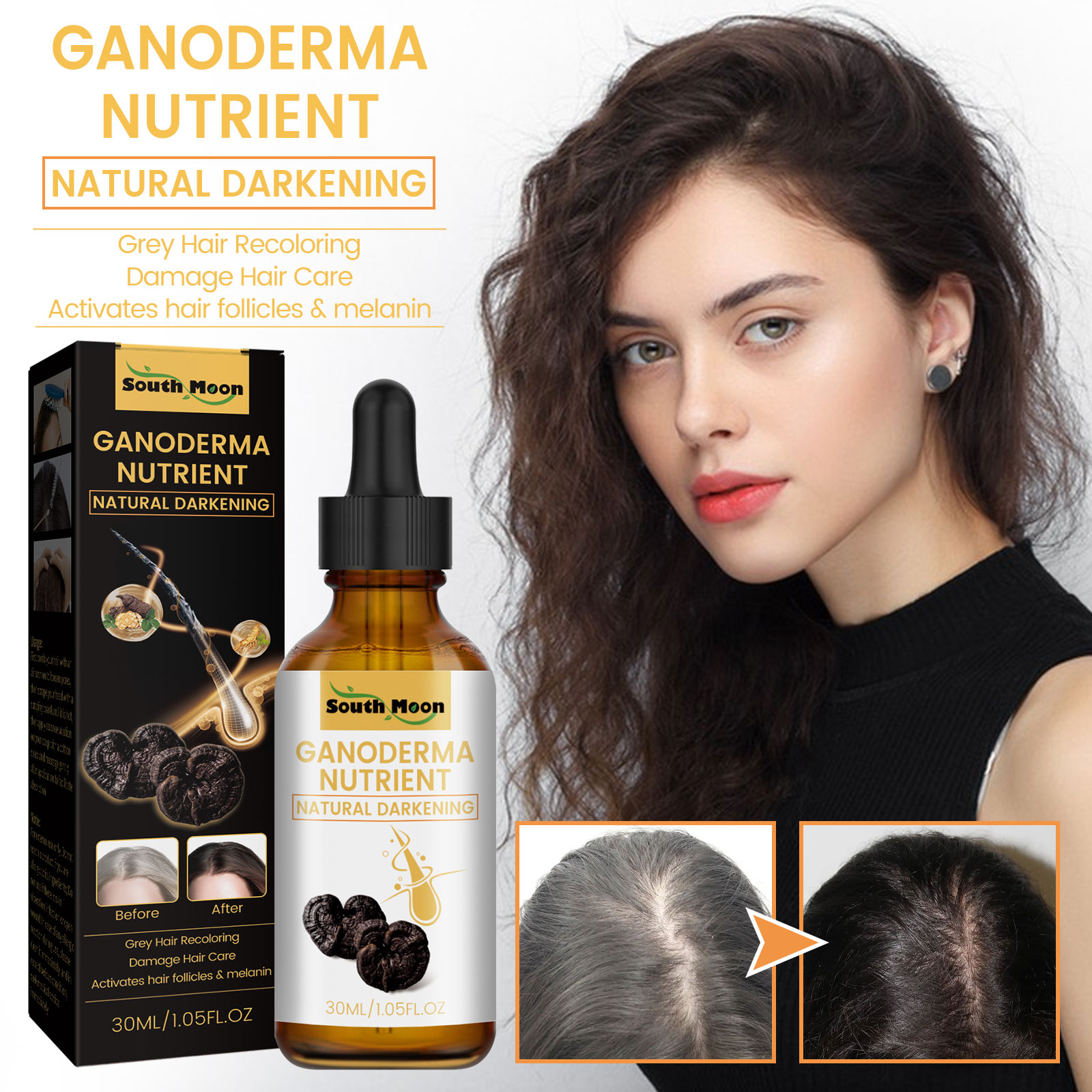 Siyah Ganoderma Lucidum Saç Sı - Root Stimulator Liquid incelemesi ve fiyatı