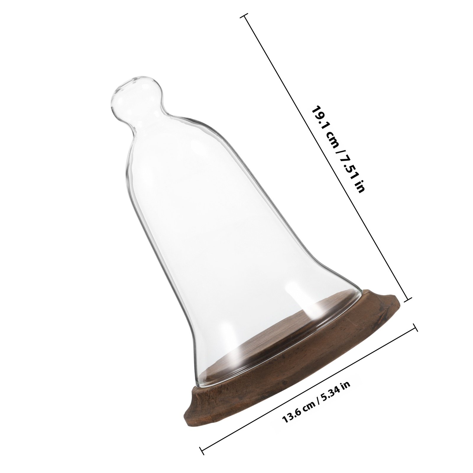 Şeffaf Cam Fanus Kubbe Yüksek  - Plastic Dome Clear incelemesi ve fiyatı