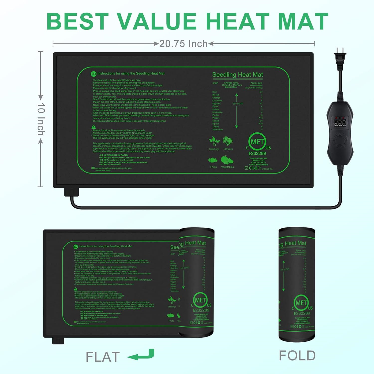 Dijital Termostatlı Fide Isıtm - Rooting Gel Clone incelemesi ve fiyatı