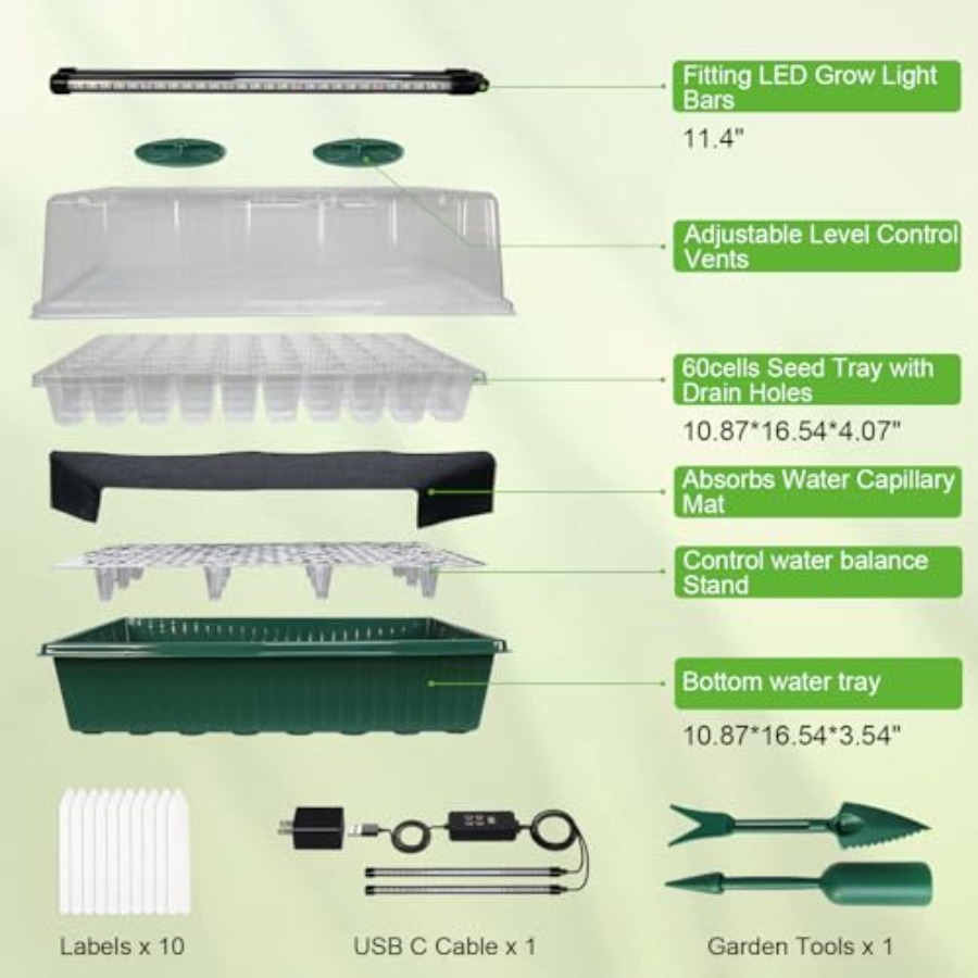 Büyütme Işığıyla Birlikte Tohu - Humidity Dome Kit incelemesi ve fiyatı