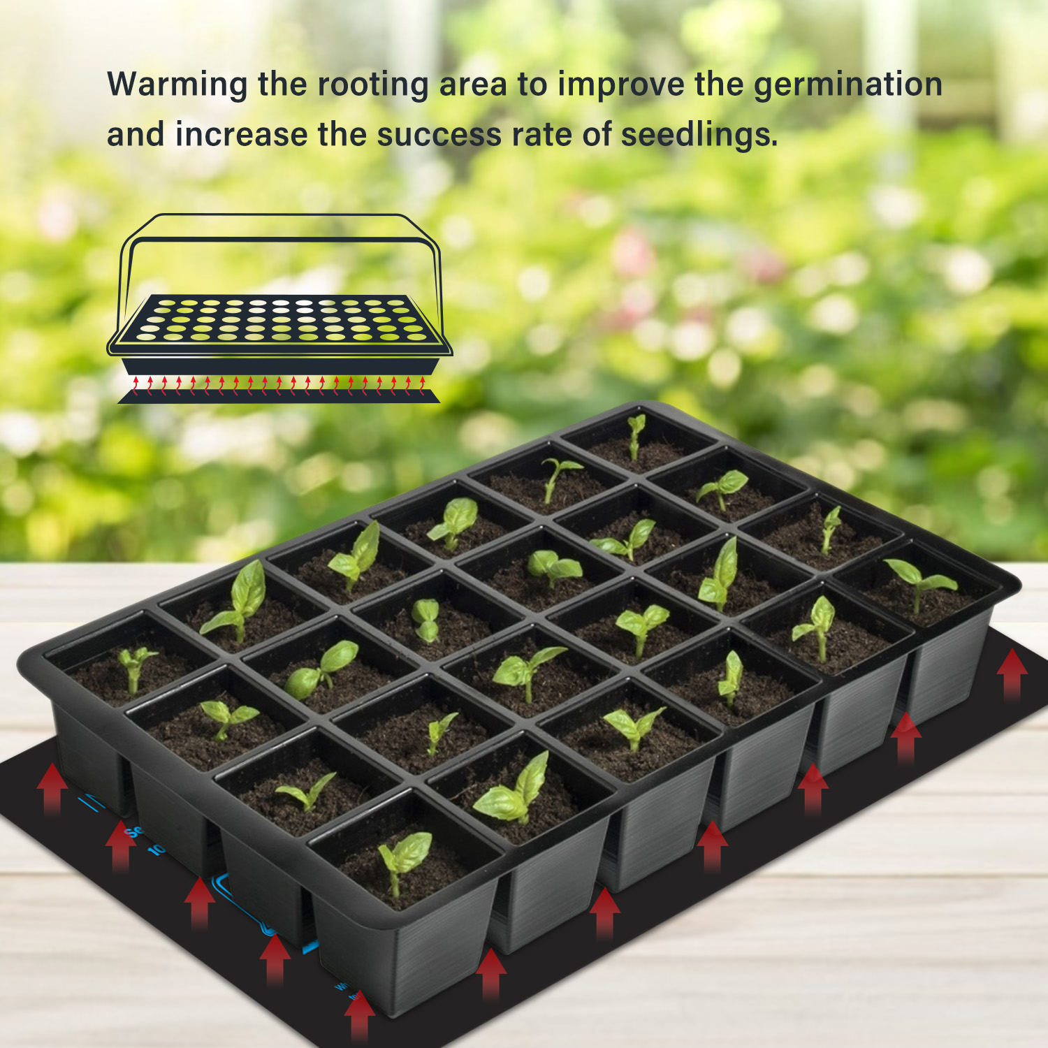 20.75x10CM ab/abd/İngiltere/AU - Heat Mat Seedling incelemesi ve fiyatı